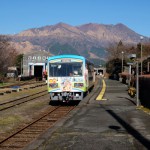 高森駅にて待機中［ONE PIECE列車・南阿蘇鉄道］