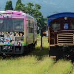 マンガよせがきトレインとトロッコ列車［南阿蘇鉄道］