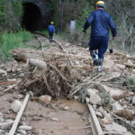 熊本地震 南阿蘇鉄道 被害状況［フランキー銅像 熊本復興プロジェクト］