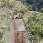 熊本地震 南阿蘇鉄道 被害状況［フランキー銅像 熊本復興プロジェクト］