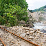 熊本地震 南阿蘇鉄道 被害状況［フランキー銅像 熊本復興プロジェクト］